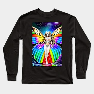 Elf with butterfly wings Long Sleeve T-Shirt